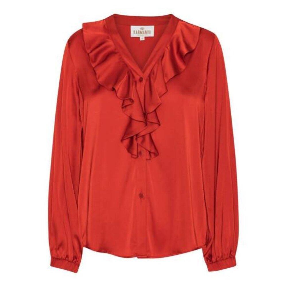 KARMAMIA women's sophia blouse in chili
